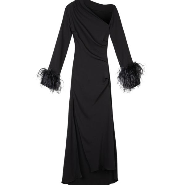 Elevate your elegance in this 16 Arlington Dresses from the luxury feather dress edit