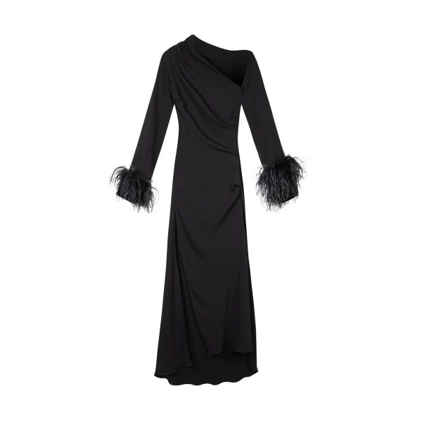 Elevate your elegance in this 16 Arlington Dresses from the luxury feather dress edit