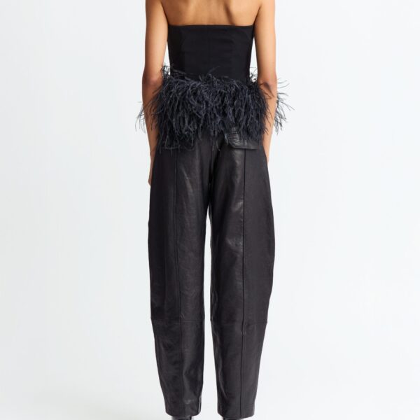 Elevate your elegance in this 16 Arlington Tops from the luxury feather dress edit
