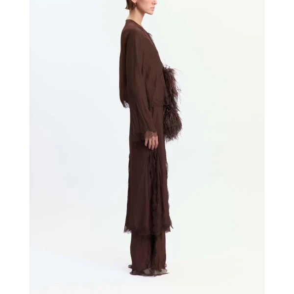 Elevate your elegance in this 16 Arlington Knitwear from the luxury feather dress edit