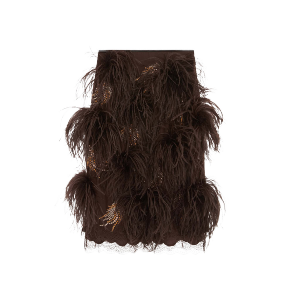 Elevate your elegance in this 16 Arlington Skirts from the luxury feather dress edit