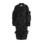 Elevate your elegance in this 16 Arlington Coats from the luxury feather dress edit