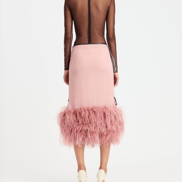 Elevate your elegance in this 16 Arlington Tops from the luxury feather dress edit
