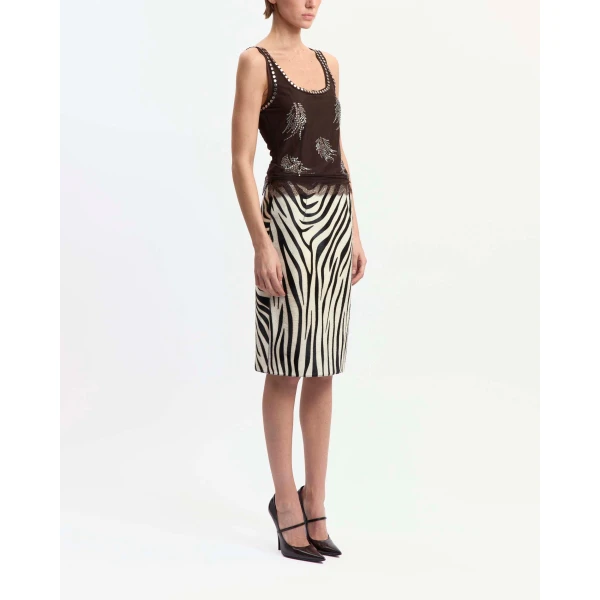 Elevate your elegance in this 16 Arlington Skirts from the luxury feather dress edit