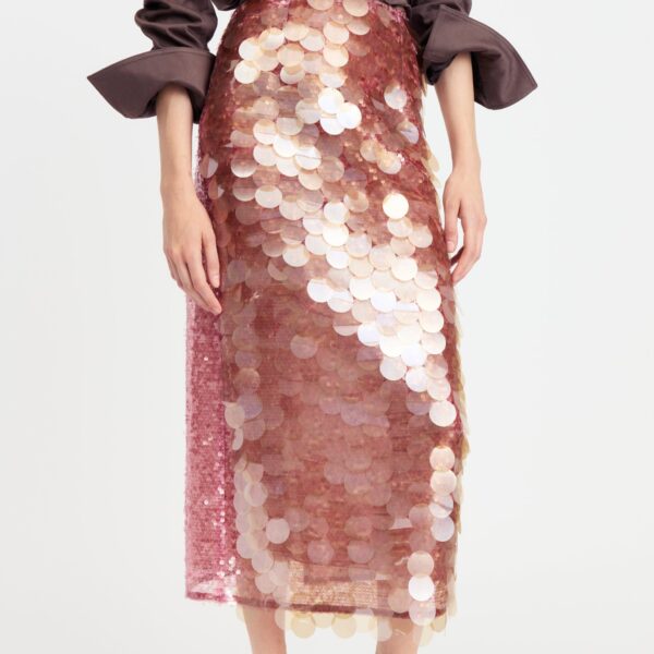 Elevate your elegance in this 16 Arlington Skirts from the luxury feather dress edit