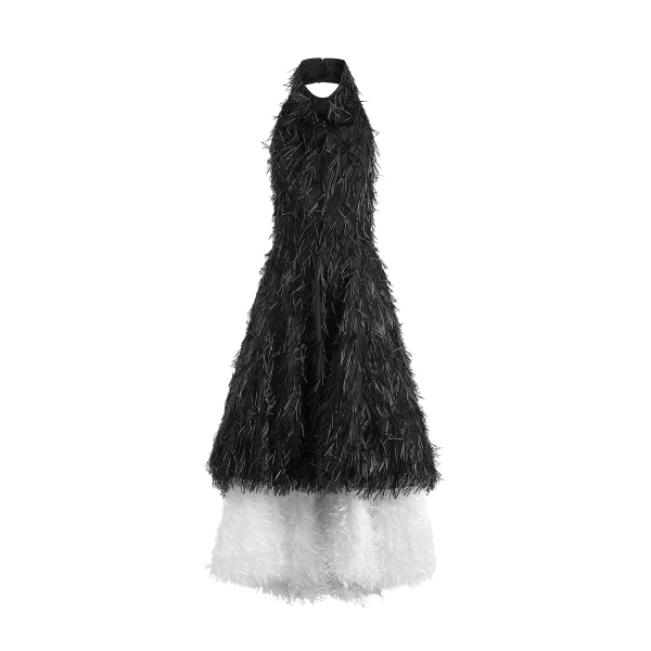 Elevate your elegance in this 16 Arlington Dresses from the luxury feather dress edit