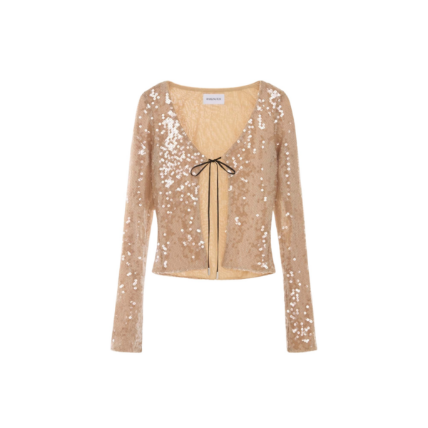 Elevate your elegance in this 16 Arlington Knitwear from the luxury feather dress edit