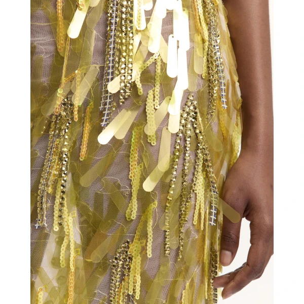 Elevate your elegance in this 16 Arlington Skirts from the luxury feather dress edit
