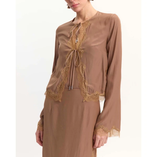 Elevate your elegance in this 16 Arlington Knitwear from the luxury feather dress edit