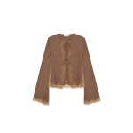 Elevate your elegance in this 16 Arlington Knitwear from the luxury feather dress edit