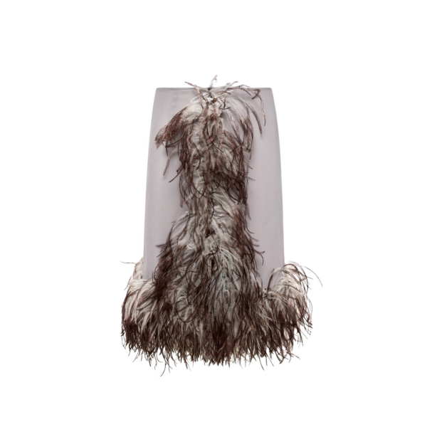 Elevate your elegance in this 16 Arlington Skirts from the luxury feather dress edit
