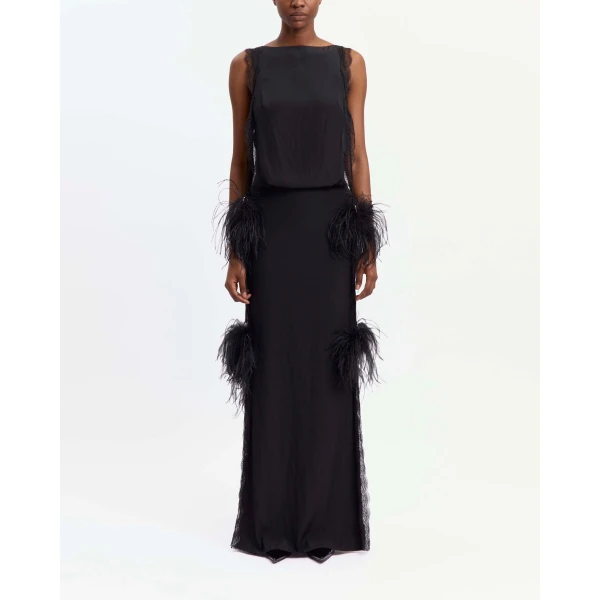 Elevate your elegance in this 16 Arlington Dresses from the luxury feather dress edit