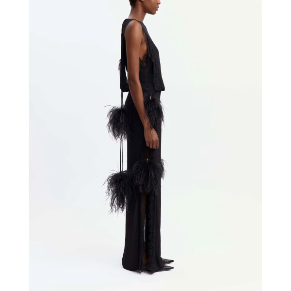 Elevate your elegance in this 16 Arlington Dresses from the luxury feather dress edit