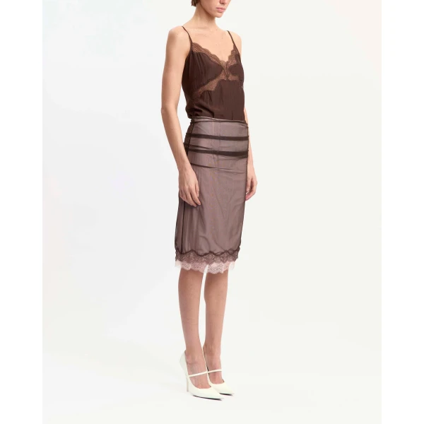 Elevate your elegance in this 16 Arlington Skirts from the luxury feather dress edit