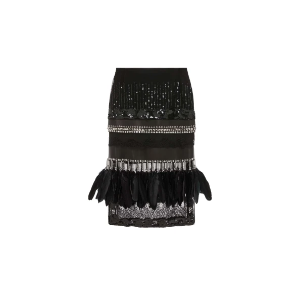 Elevate your elegance in this 16 Arlington Skirts from the luxury feather dress edit
