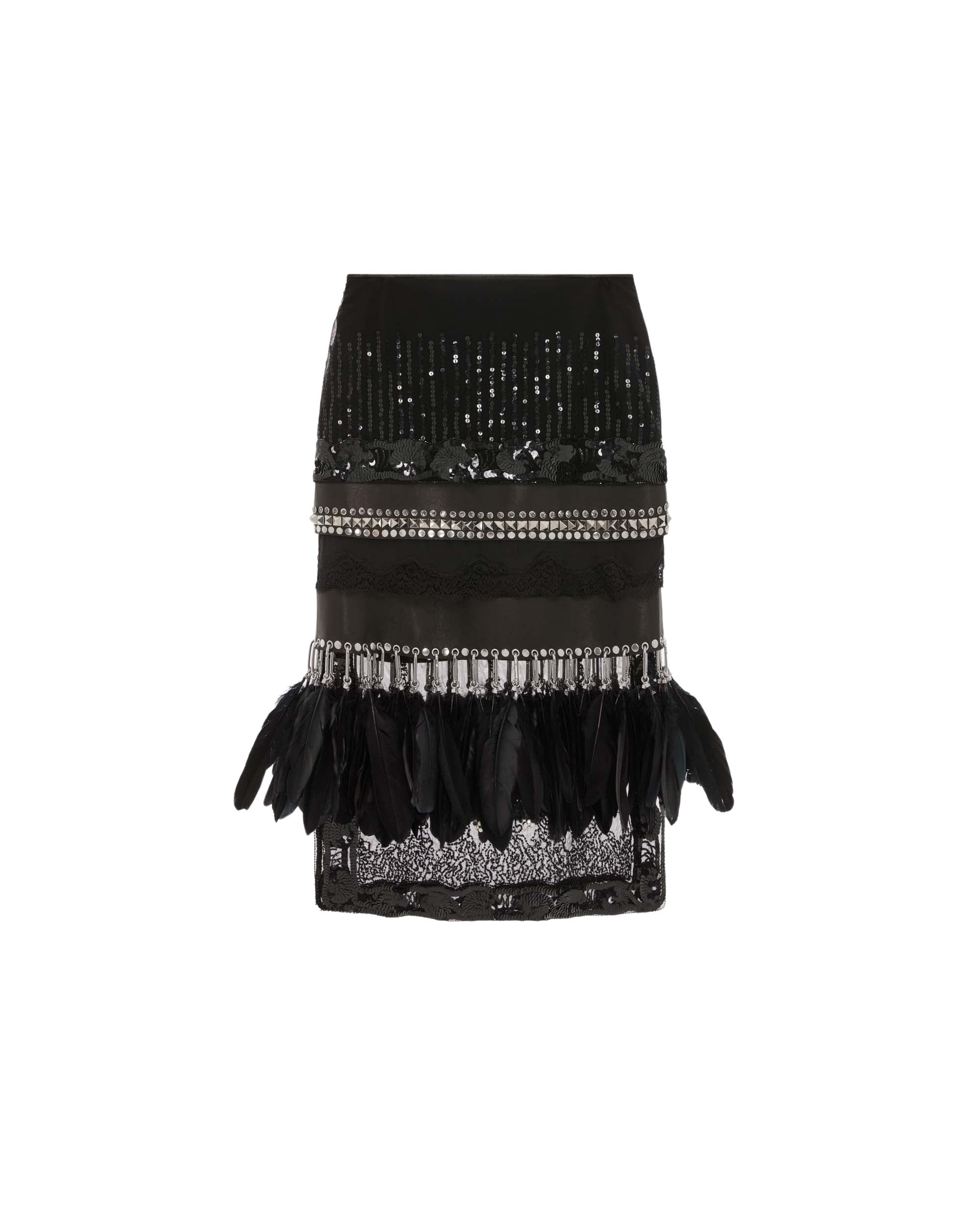 Elevate your elegance in this 16 Arlington Skirts from the luxury feather dress edit