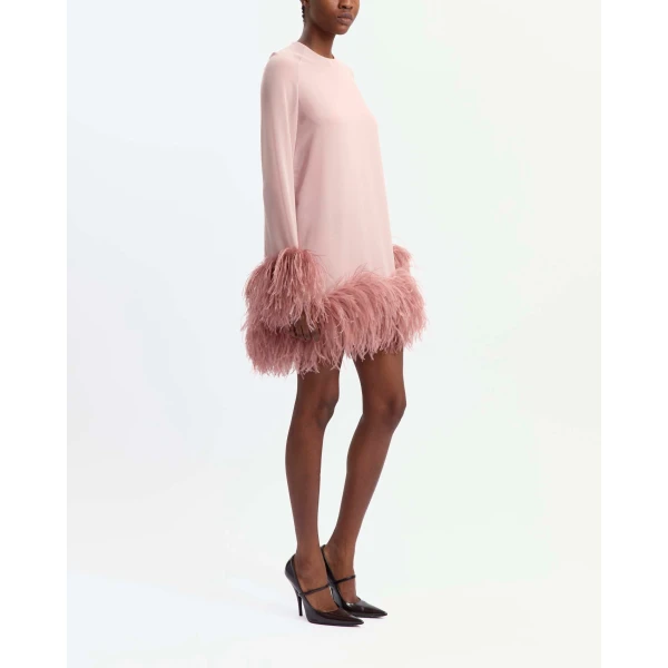 Elevate your elegance in this 16 Arlington Dresses from the luxury feather dress edit