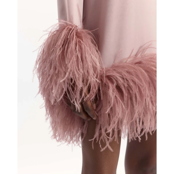 Elevate your elegance in this 16 Arlington Dresses from the luxury feather dress edit