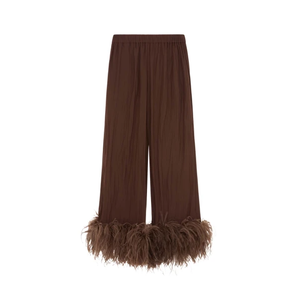 Elevate your elegance in this 16 Arlington Pants from the luxury feather dress edit