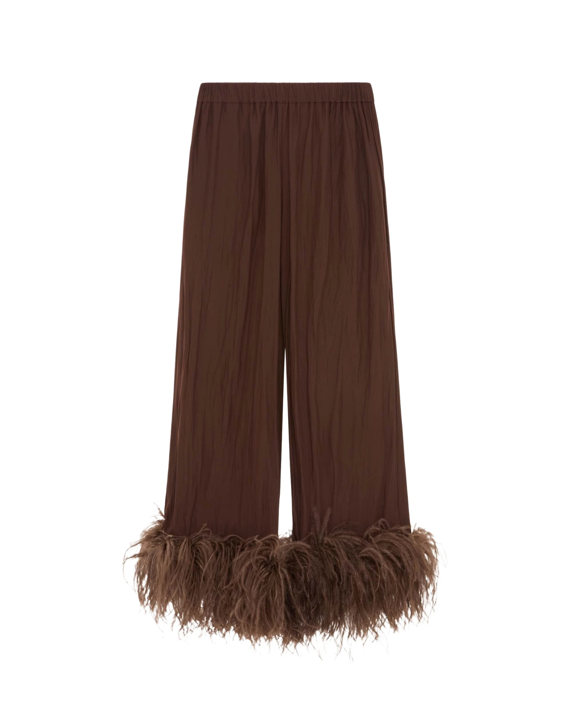 Elevate your elegance in this 16 Arlington Pants from the luxury feather dress edit