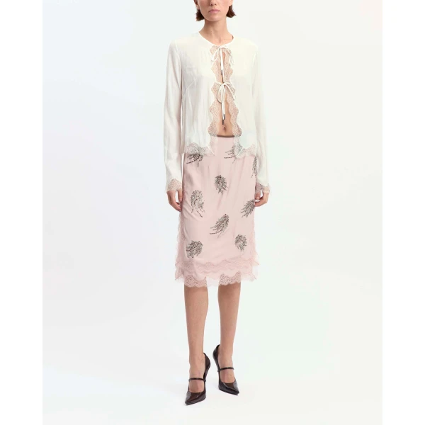 Elevate your elegance in this 16 Arlington Skirts from the luxury feather dress edit