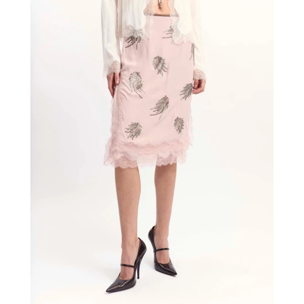 Elevate your elegance in this 16 Arlington Skirts from the luxury feather dress edit