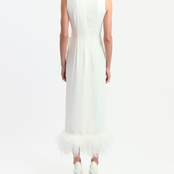 Elevate your elegance in this 16 Arlington Dresses from the luxury feather dress edit