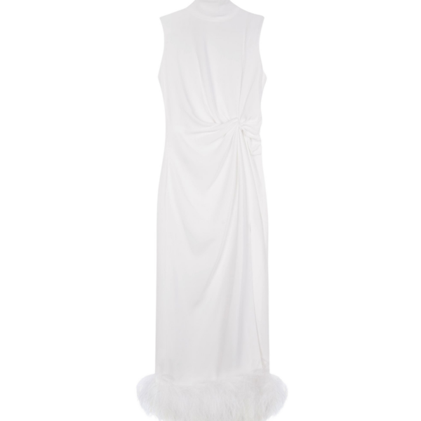 Elevate your elegance in this 16 Arlington Dresses from the luxury feather dress edit
