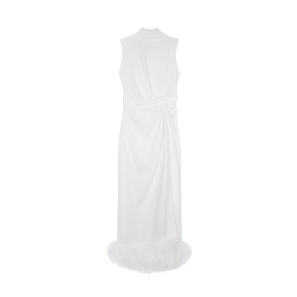 Elevate your elegance in this 16 Arlington Dresses from the luxury feather dress edit
