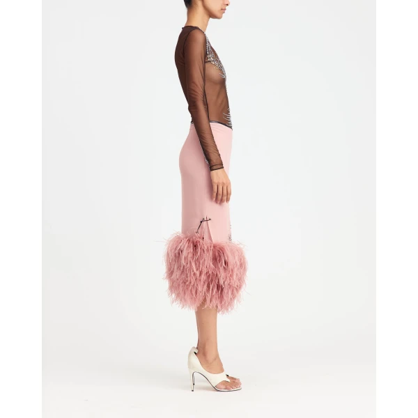 Elevate your elegance in this 16 Arlington Skirts from the luxury feather dress edit