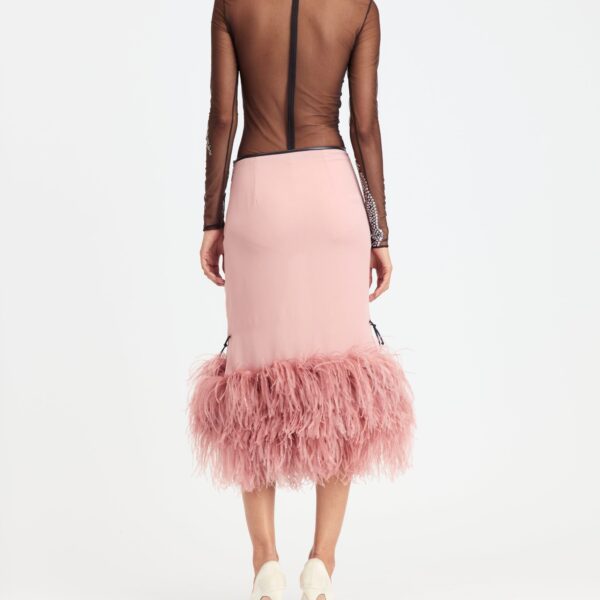 Elevate your elegance in this 16 Arlington Skirts from the luxury feather dress edit