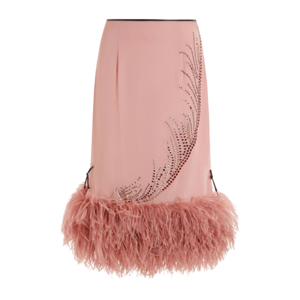 Elevate your elegance in this 16 Arlington Skirts from the luxury feather dress edit