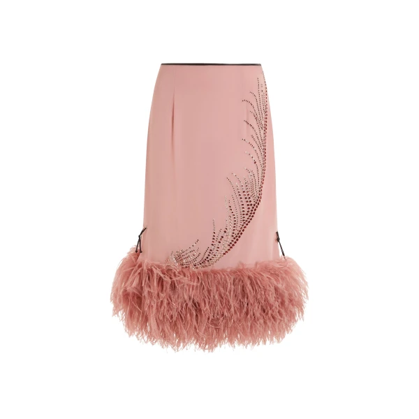 Elevate your elegance in this 16 Arlington Skirts from the luxury feather dress edit