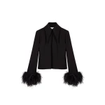Elevate your elegance in this 16 Arlington Tops from the luxury feather dress edit