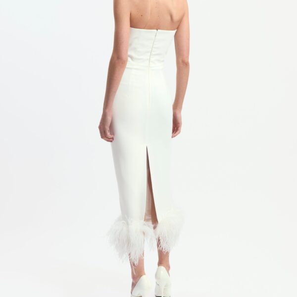Elevate your elegance in this 16 Arlington Dresses from the luxury feather dress edit