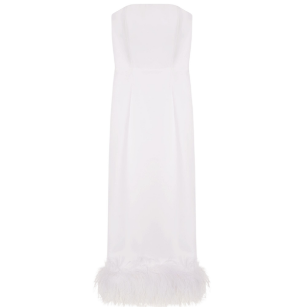 Elevate your elegance in this 16 Arlington Dresses from the luxury feather dress edit