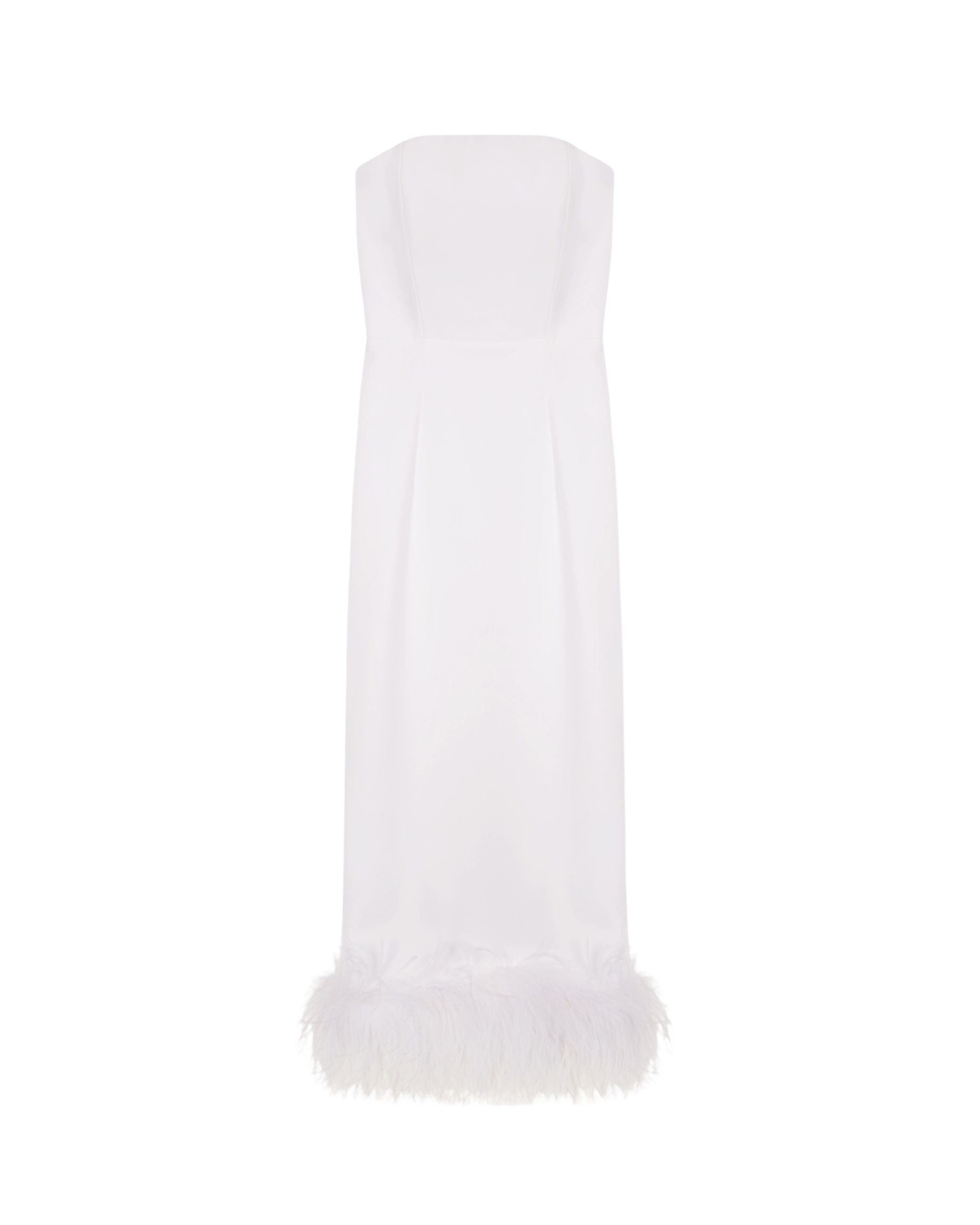 Elevate your elegance in this 16 Arlington Dresses from the luxury feather dress edit