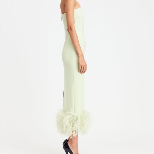 Elevate your elegance in this 16 Arlington Dresses from the luxury feather dress edit