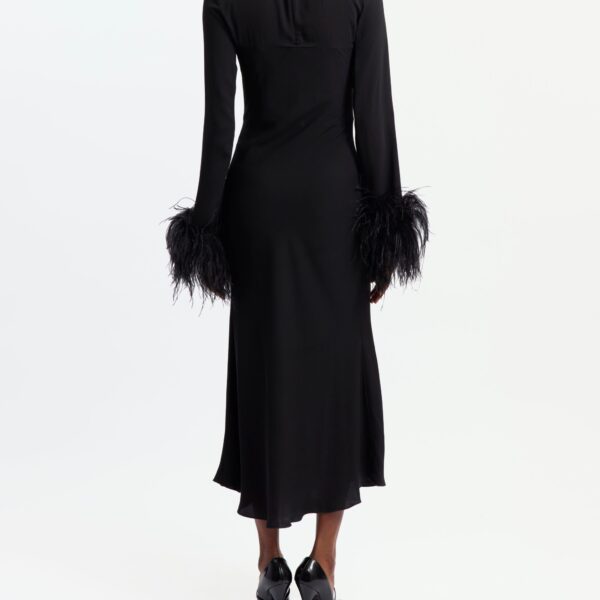 Elevate your elegance in this 16 Arlington Dresses from the luxury feather dress edit