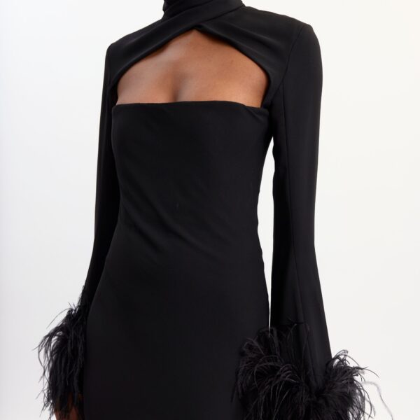 Elevate your elegance in this 16 Arlington Dresses from the luxury feather dress edit