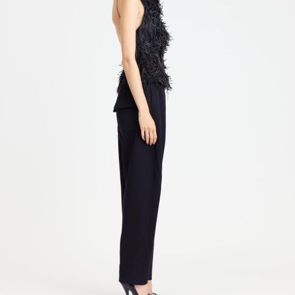 Elevate your elegance in this 16 Arlington Tops from the luxury feather dress edit