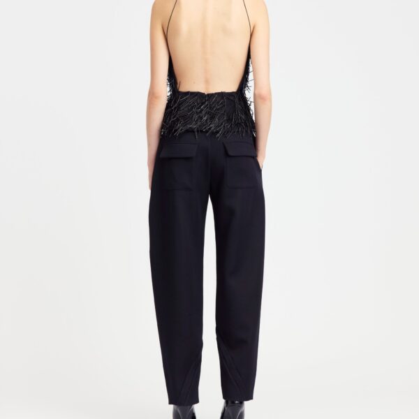 Elevate your elegance in this 16 Arlington Tops from the luxury feather dress edit