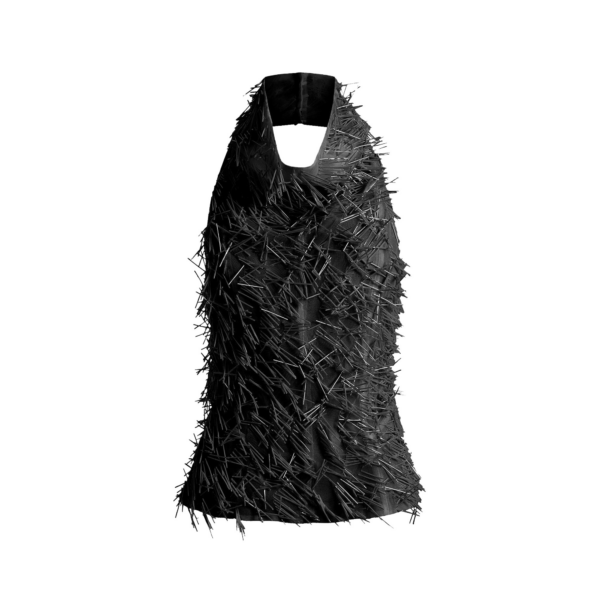 Elevate your elegance in this 16 Arlington Tops from the luxury feather dress edit