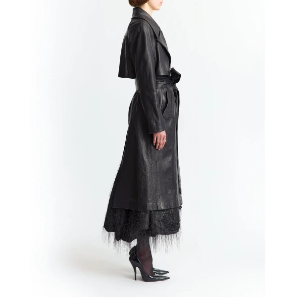 Elevate your elegance in this 16 Arlington Coats from the luxury feather dress edit