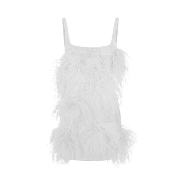 Elevate your elegance in this 16 Arlington Dresses from the luxury feather dress edit