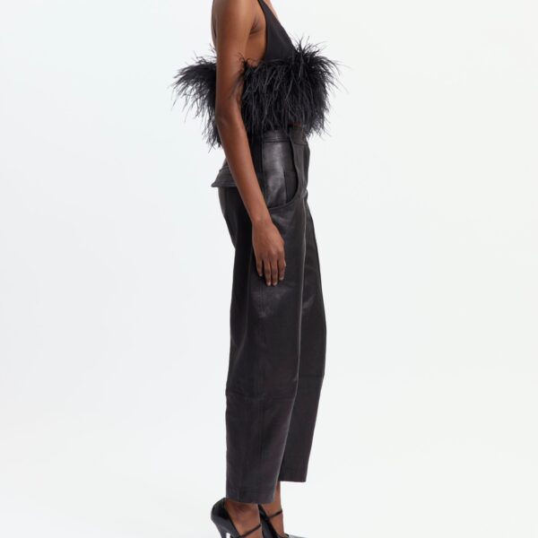 Elevate your elegance in this 16 Arlington Tops from the luxury feather dress edit