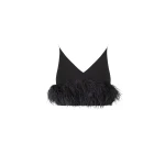 Elevate your elegance in this 16 Arlington Tops from the luxury feather dress edit