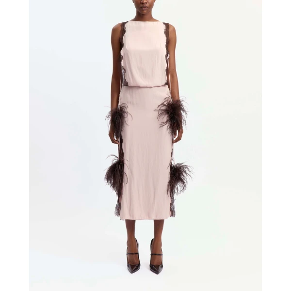 Elevate your elegance in this 16 Arlington Dresses from the luxury feather dress edit