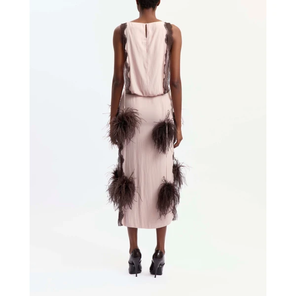Elevate your elegance in this 16 Arlington Dresses from the luxury feather dress edit