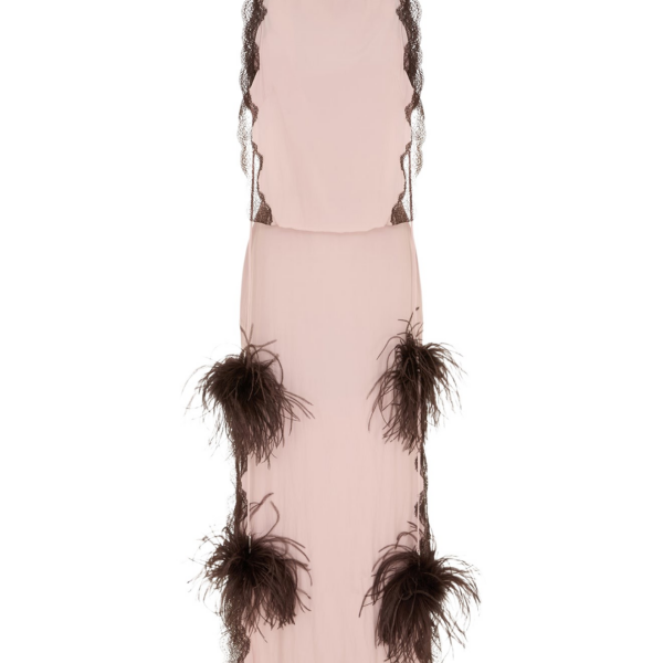 Elevate your elegance in this 16 Arlington Dresses from the luxury feather dress edit